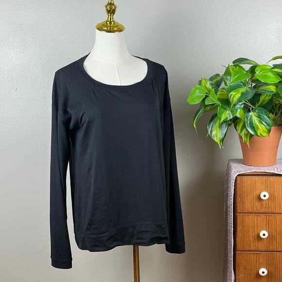 Calia by Carrie Underwood Black Long Sleeve Fitness Top Large - Picture 1 of 8